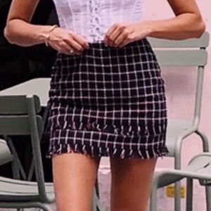 Zara tweed skirt